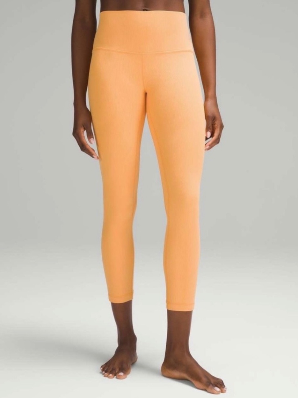 Lululemon Align Ribbed High-Rise Pant 25" Mango Dream